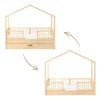 eng pl Dream nest pine house bed 80x160 along with two safety rails and a drawer 1090 8 (1)