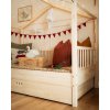 eng pl Dream nest pine house bed 80x160 along with two safety rails and a drawer 1090 10