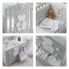 Italbaby set do postýlky Fiocco šedý