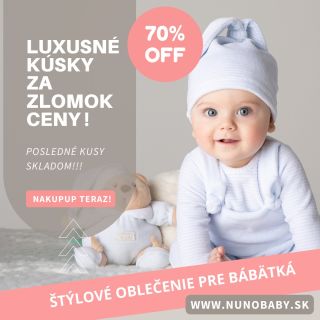 ⚠️ Posledná šanca! Luxusné kúsky Nanán za smiešne ceny! 👶💎 Prestížna talianska značka Nanán – symbol dokonalosti pre vaše...