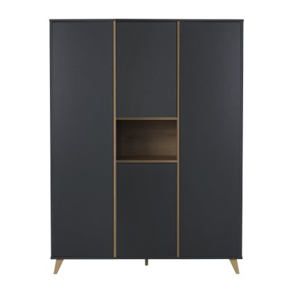 Quax trojdverova skriňa Loft antracit nunobaby.sk