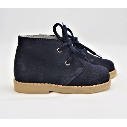 Nanán chlapčenské semišové topánky tmavomodré nunobaby.sk
