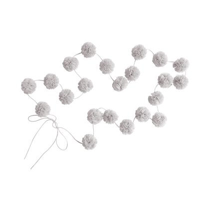Mini PomPom Girlanda Oyster