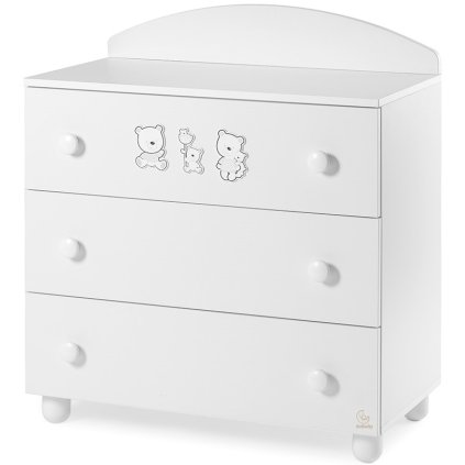 detská komoda Happy Family biela nunobaby.sk