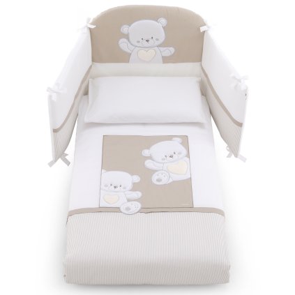 set do postieľky Baby Jolie hnedý nunobaby.sk