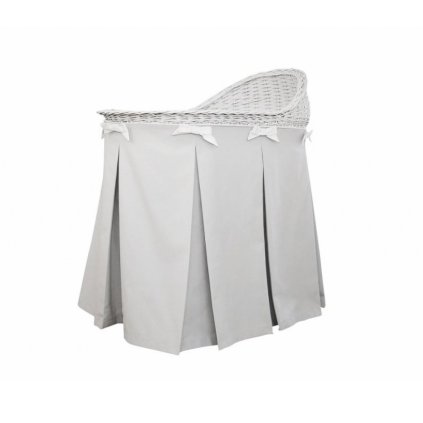 Caramella Pure Grey prútená kolíska šedá 3 nunobaby.sk