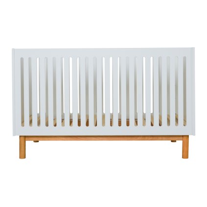 QUAX prestaviteľná detská postieľka Mood biela 140x70cm (2v1) nunobaby.sk