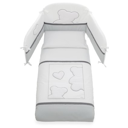 5 dielna súprava do detskej postieľky Matisse šedá nunobaby.sk