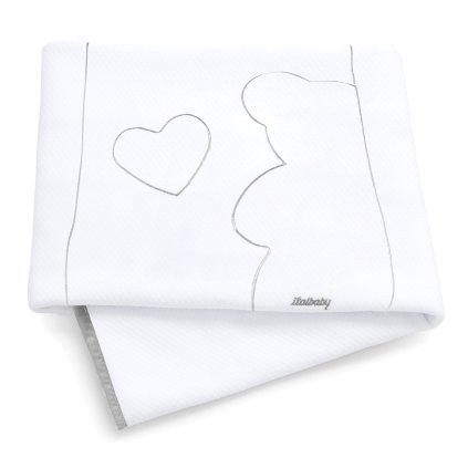 bavlnená deka do postieľky Matisse šedá 110x150cm nunobaby.sk