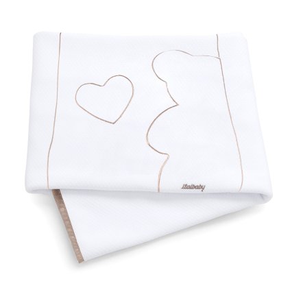 bavlnená deka do postieľky Matisse béžová 110x150cm nunobaby.sk