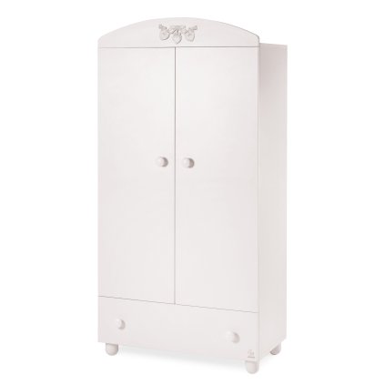detská šatníková skriňa Romantic biela nunobaby.sk