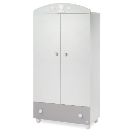 detská šatníková skriňa Popstar šedá nunobaby.sk