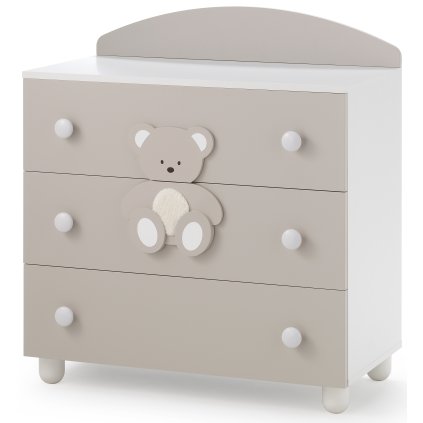 komoda Peluche hnedá nunobaby.sk