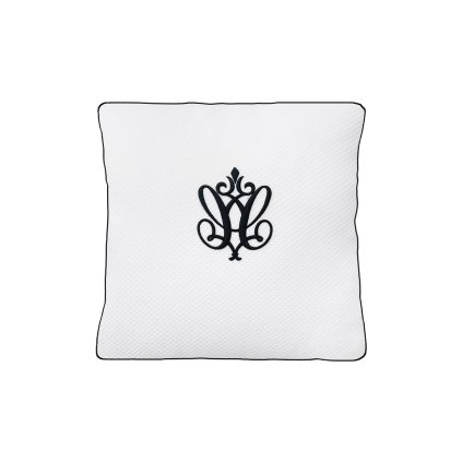 dekoračný vankúš s logom biely nunobaby.sk