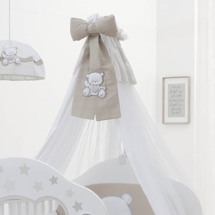 baldachýn nad postieľku Jolie béžová nunobaby.sk