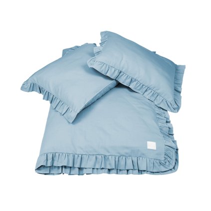 posteľná obliečka bavlnený satén modrá 5 nunobaby.sk
