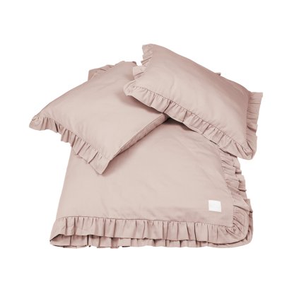 posteľná obliečka bavlnený satén staroružová nunobaby.sk