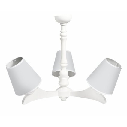 závesný luster trojramenný šedý nunobaby.sk