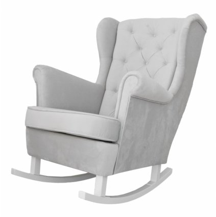 hojdacie kreslo retro pre dospelých šedé nunobaby.sk