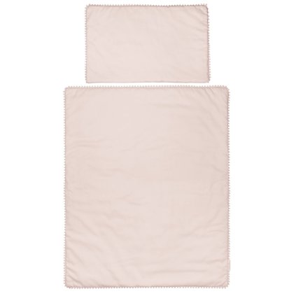 detské obliečky do postieľky bavlnený satén ružové nunobaby.sk