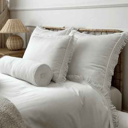 posteľné obliečky saténová bavlna biela nunobaby.sk