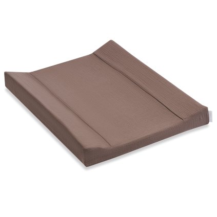 detská prebaľovacia podložka mušelínová čokoládová nunobaby.sk