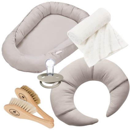 novorodenecká súprava Minimal béžová nunobaby.sk