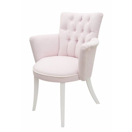 prešívaná stolička ružová nunobaby.sk