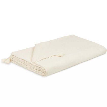 Obojstranná deka mušelín a umelá kožušina vanilka nunobaby.sk