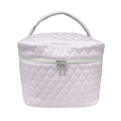 Caramella Baby Pink prešívaný kozmetický kufrík ružový 5 nunobaby.sk