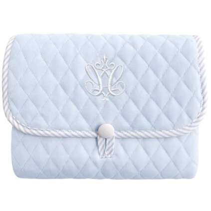 Caramella Baby Blue detská cestovná prebaľovacia podložka modrá 2 nunobaby.sk