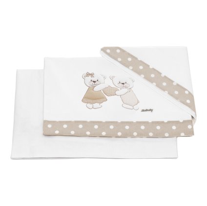 Italbaby 3-set do detskej postieľky Dolci Coccole hnedý nunobaby.sk