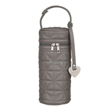 feeding bottle holder quilted gray 17815 9358