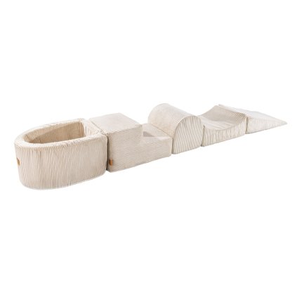 KR01207IE 1 MeowBaby® Aesthetic Corduroy mini detské ihrisko so suchým bazénom