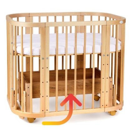 Hojdací mechanizmus pre oválnu postieľku prírodná