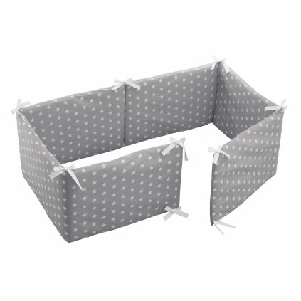 Mantinel okolo postieľky STARLETTE šedý