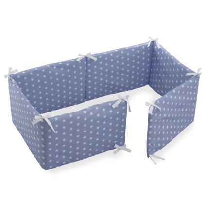 Mantinel okolo postieľky STARLETTE modrý