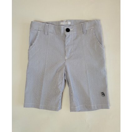 Nanán pruhované bermudy – modré, elegantný a pohodlný