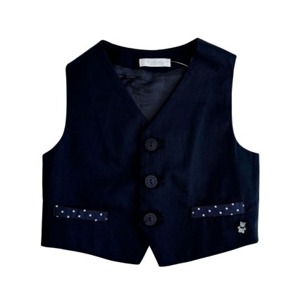 Nanán chlapčenská vesta – modrá