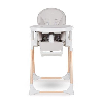 Quax rastúca detská jedálenská stolička Quax Papum – biela prírodná 1