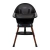 Quax detská jedálenská stolička Ultimo 3 Luxe - Black/walnut nunobaby.sk