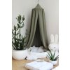 Ľanový baldachýn Pure Nature olivový nunobaby.sk