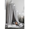 Ľanový baldachýn Pure Nature bledo šedý nunobaby.sk
