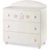 detská komoda Baby Re biela nunobaby.sk