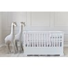 detská prestaviteľná postieľka 140x70cm  biela nunobaby.sk
