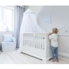 detská prestaviteľná postieľka 140x70cm  biela nunobaby.sk