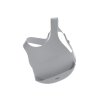 K101020005 8 Podbradník silikónový s kapsou Grey nunobaby.sk