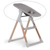 nadstavec na detskú jedálenská stoličku Viola (2v1) - lehátko - šedá nunobaby.sk