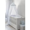 baldachýn závesný nad detskú postieľku s mašľou nunobaby.sk