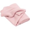 Bambusová zavinovacia deka púdrová ružová 85x85 cm nunobaby.sk